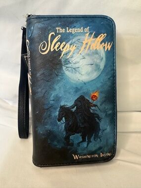 The Legend of Sleepy Hollow Wristlet Wallet - Blue